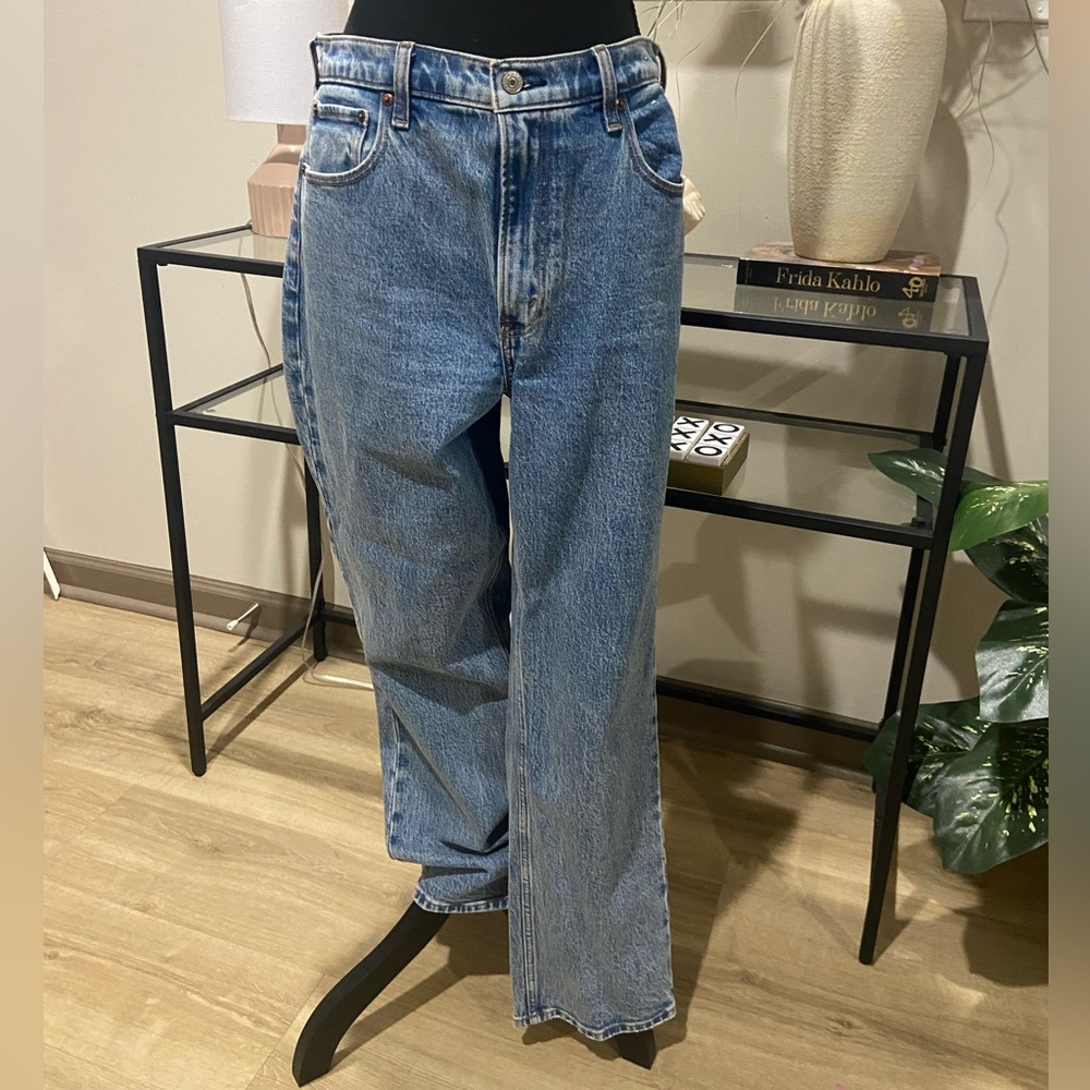 Abercrombie & Fitch Light Blue High Rise Jeans